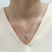 گردنبند نقره کادو تولد متفاوت شیک جواهری ناب 3107