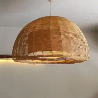 لوستر حصیری نو