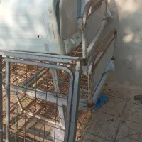 تخت فلزّی تک نفره