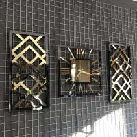 ساعت دیواری رومی ۳ تیکه یونانی مدل M36