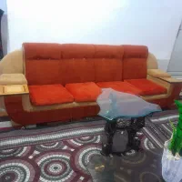 مبل ۸نفره به فروش میرسد بشرط تمیز|مبلمان خانگی و میز عسلی|بندر امام خمینی, |دیوار