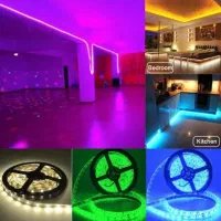 ریسه RGBنواری ۵متری کنترال دار اصل