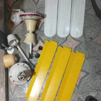 پنکه سقفی موتور سنگین پر قدرت قدیمی دو عدد
