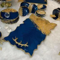 انواع سرویس رزین|ظروف سرو و پذیرایی|کارون, |دیوار