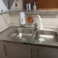 سینک دوقلو و کابینت ظرفشویی و باکس ظرف|مصالح و تجهیزات ساختمان|تهران, ائمه اطهار|دیوار