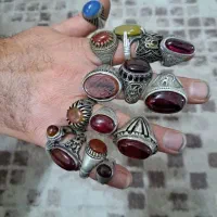 تعداد ۴۷عدد انگشترنقر یکجا به فروش میرسد