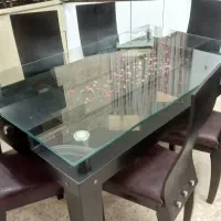 میز و صندلی نهار خوری 6 نفره|میز و صندلی غذاخوری|بندر انزلی, نیمه شعبان|دیوار