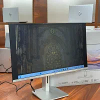 مانیتور ۲۴ اینچ با باکس اورجینال monitor Hp|رایانه رومیزی|تهران, فلسطین (میدان انقلاب)|دیوار