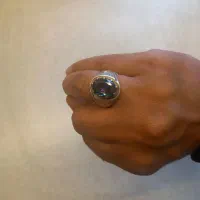 انگشتر توپاز هفت رنگ