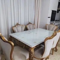 میز ناهارخوری6 نفره در حد نو نو