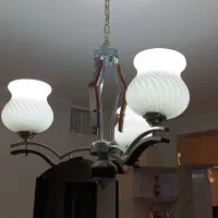 لوستر شیک چوب و فلز