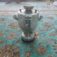سماور گازی‌ حدودا ده لیتری مارک غفاری