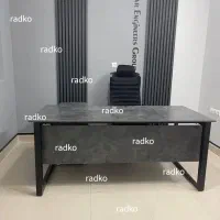 مبلمان اداری میز مدیریت مدرن پایه فلزی اقساط