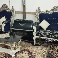مبلمان سلطنتی۷نفره همراه سه عددمیزعسلی سالم وتمیز|مبلمان خانگی و میز عسلی|شهریار, شهرک بهاران (ویره)|دیوار