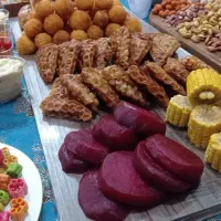 انواع فینگرفود سینی مزه پک مناسبتی و شیرینی و دسر