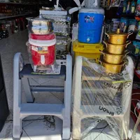 نردبان پلاستیکی لیمون مدل کلمن پنکه قابلمه