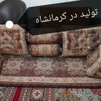 ست پشتی شاه نشین (پارچه ترمه اصلی یزد)