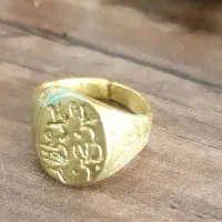 انگشتر برنجی قدیمی بیش از ۷۰ سال