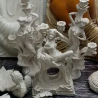 فروش مجسمه،جاشمعی‌پلی‌استر‌خام‌ورنگی