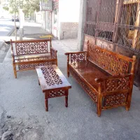 مبل سنتی وتخت سنتی ومیز سنتی|مبلمان خانگی و میز عسلی|گناباد, |دیوار