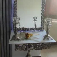 آینه شمعدان میز کنسول سنگین بک لایت