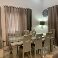 ست مبلمان راحتی ۷نفره با ناهار خوری ۸ نفره|مبلمان خانگی و میز عسلی|نوشهر, |دیوار