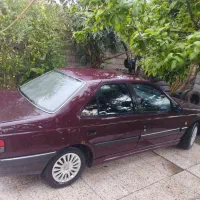 پژو 405 عنابی