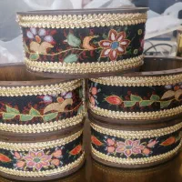 9 عدد قندان  بیضی شکل پته