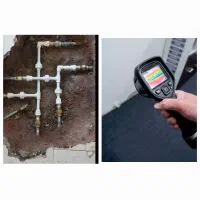 تاسیسات تشخیص ترکیدگی رفع نم لوله کشی نشت یابی