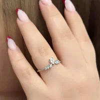 انگشتر نقره قلبی لوکس سوپر میکرو کادویی روز دختر|بدلیجات|تبریز, |دیوار
