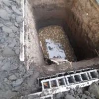 کندن چاه فاضلاب  چاله و