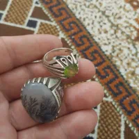 انگشتر شجر زبرجد افغان فدیوم بی‌نظیر|جواهرات|نسیم‌شهر, |دیوار