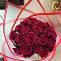 دسته گل رزقرمز