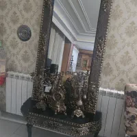 آینه کنسول چوبی