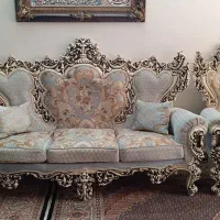 مبل سلطنتی ۷ نفره و غذاخوری ۶ نفره|مبلمان خانگی و میز عسلی|اسکو, |دیوار