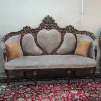 (اصلاح قیمت مبل استیل سلطنتی فرهی ۹نفره چوب گردو)