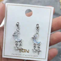 گوشواره پاپیونی رنگ ثابت|بدلیجات|کرمانشاه, |دیوار