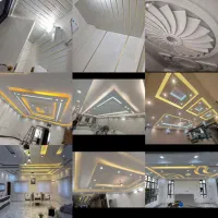 فروش اجرا سقف کاذب کناف pvc  سرویس حمام نور مخفی