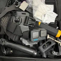 گوپرو ۱۲ در حد نو به همراه همه وسایل جانبی