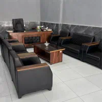 میز و صندلی اداری جلو میزی و صندلی چرخ دار