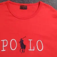بلوز polo قرمز وآبی سایز XL