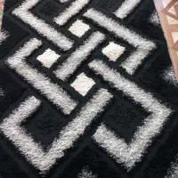 گلیم فرش برجسته ۳ رنگ