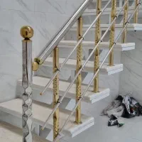 نرده استیل راه پله