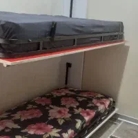 تخت تاشو دو طبقه|تشک تختخواب|تهران, باغ خزانه|دیوار