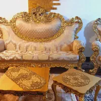مبل ونهارخوری استیل سلطنتی کلاف درشت فروش فوری|مبلمان خانگی و میز عسلی|بروجرد, |دیوار