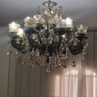 یک جفت لوستر برنجی ۸ شاخه ، ۱۶ شعله