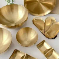 ست استیل طلایی (رنگثابت)