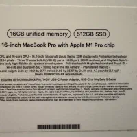 MacBook Pro m1 16 inch 512ssd 16 ram|رایانه همراه|تهران, ستارخان|دیوار