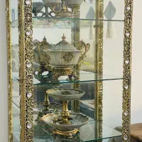 بوفه برنز(آلیاژ)|بوفه، ویترین، کنسول|پارس‌آباد, |دیوار