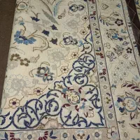 فرش دستباف گل ابریشم نائین ۹لا|فرش|خرم‌آباد, |دیوار
